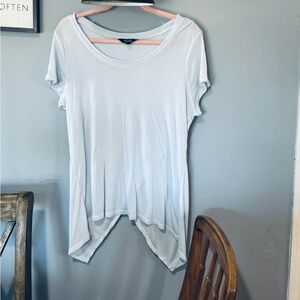 Simply Vera Vera Wang Light Blue Tee size Large